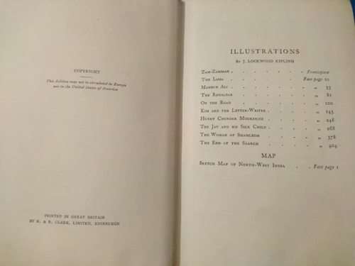 ``KIM`` BY RUDYARD KIPLING 1933