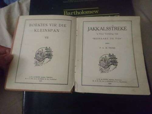 SKAARS jakkalsstreke n vrye vertaling van Reinhart de Vos deur p. A. M. Brink 1922