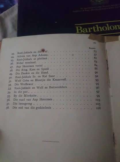SKAARS jakkalsstreke n vrye vertaling van Reinhart de Vos deur p. A. M. Brink 1922