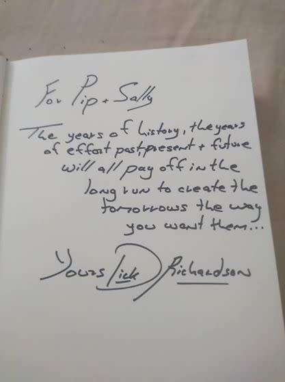 the oglin by dick richardson Good condition signed copy