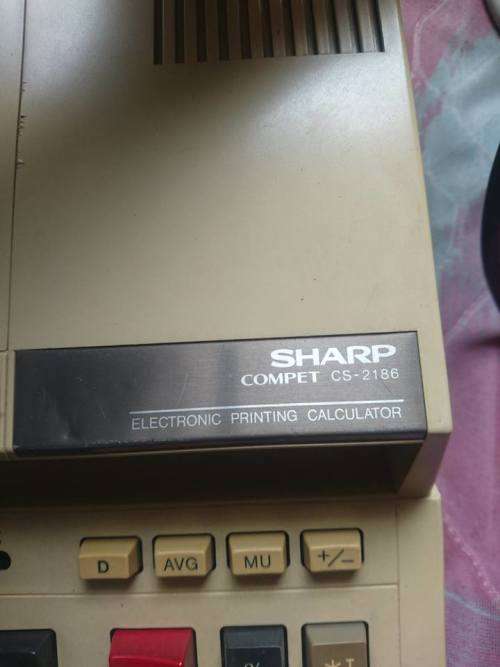 Sharp Electronic printing calculator In working condition