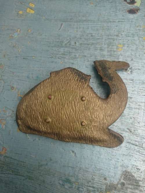 Vintage Brass and Enamel Camel Trinket Dish Ashtray Jerusalem Israel Judaica