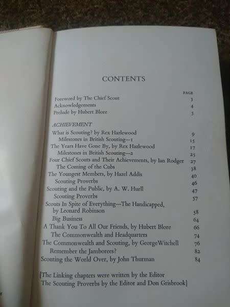THE DIAMOND JUBILEE BOOK OF SCOUTING 1907-1967 1966 FIRST PRINT