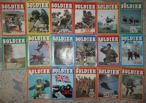 Collection of 17 Soldier Magazines all 1982 FALKLANDS WAR BRITAIN MILITARY MAGAZINE VINTAGE