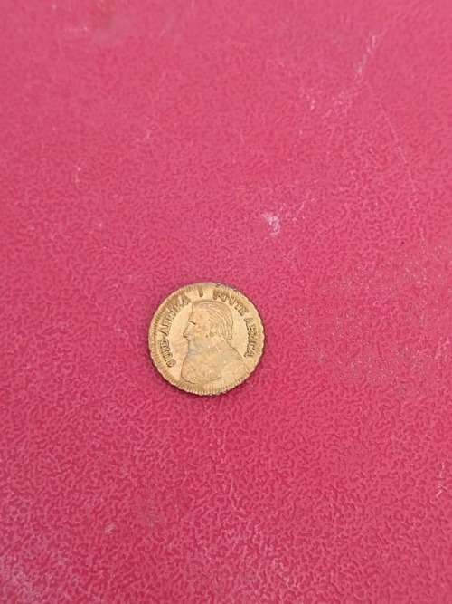 small brass token