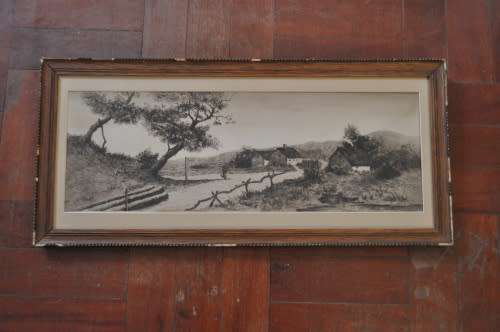 RARE ERNEST CHRISTIAN ROST (1866-1940) ETCHING,SIGNED BY ARTIST,VALUE R4000+