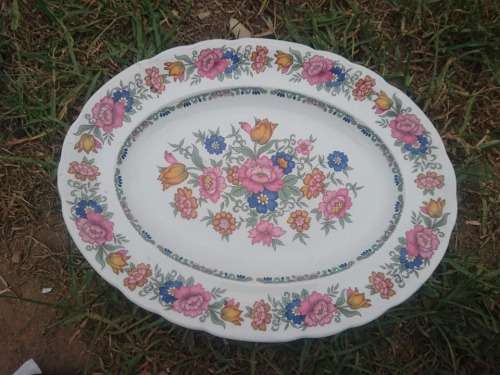 Vintage Pontesa ironstone made in Spain meat plate