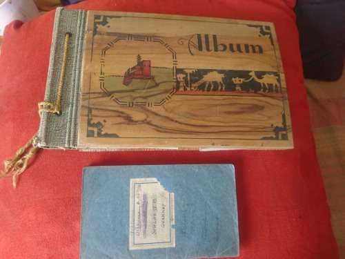 AWESOME FIND A WW2 PHOTO ALBUM WITH A POW STALAG IVB-concentration camp COPY BOOK