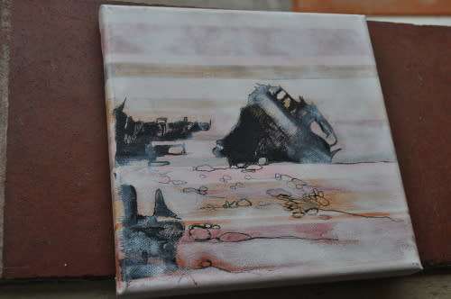 MAKANDAL, ORIGINAL OIL ON CANVAS priced (R2000)