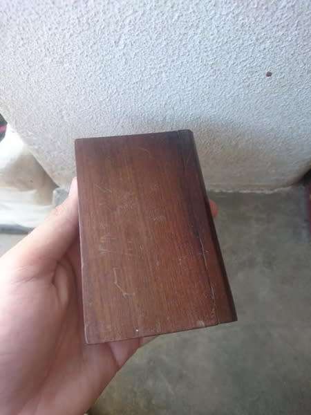 lovely vintage handmade money holder/secret storage in the shape of a book