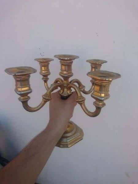 VINTAGE WEST GERMANY CANDELABRA