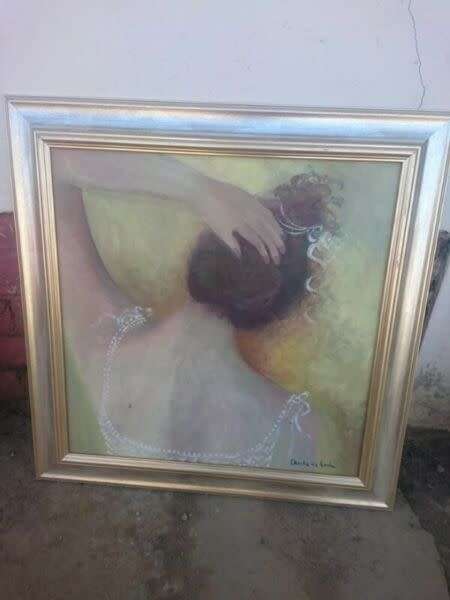NICE FRAMED PAINTING BY CHRISTA DE KOCK