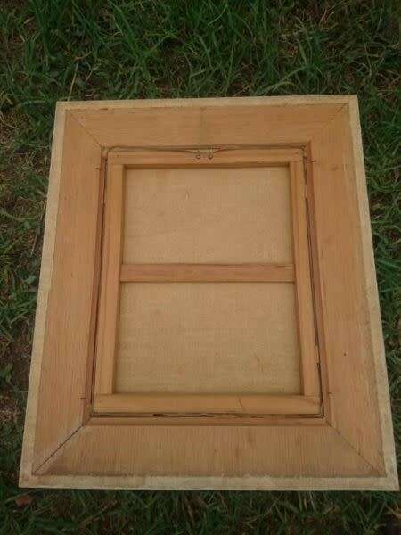 Stunning vintage canvas framed print