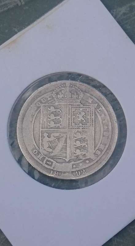 1892 1 Shilling - Victoria 2nd portrait, 2nd type