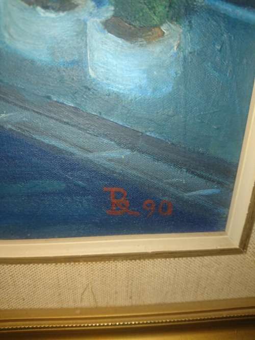 RARE FIND,A PAINTING OF THE N.G CHURCH IN ROBERTSON 1990