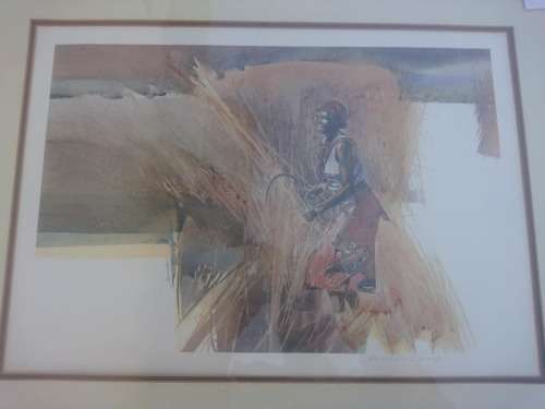 LOVELY FRAMED SIGNED PRINTS BY WELL KNOW ARTIST IZIDRO DUARTE