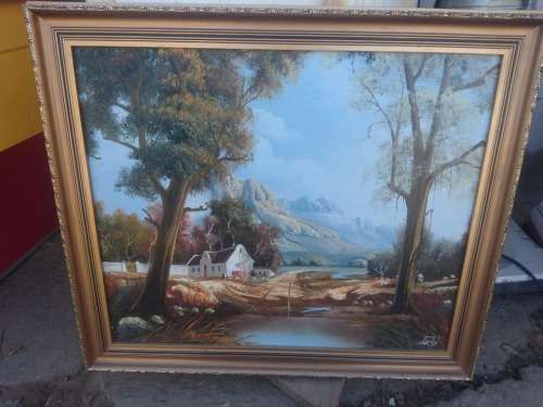 Lovely P.Wise framed oil on board,signed bottom right  A LISTED ARTIST 49cm x 59cm
