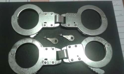 Two set`s handcuffs with key`s.BID PER ITEM
