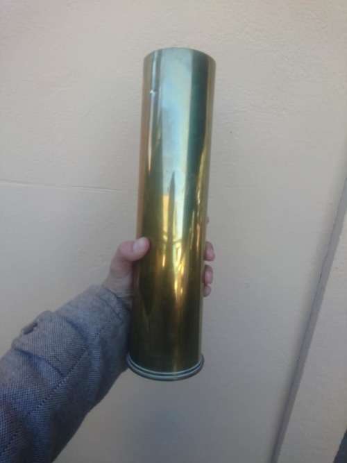 empty cannon shell,STAMPED Hi L 45
