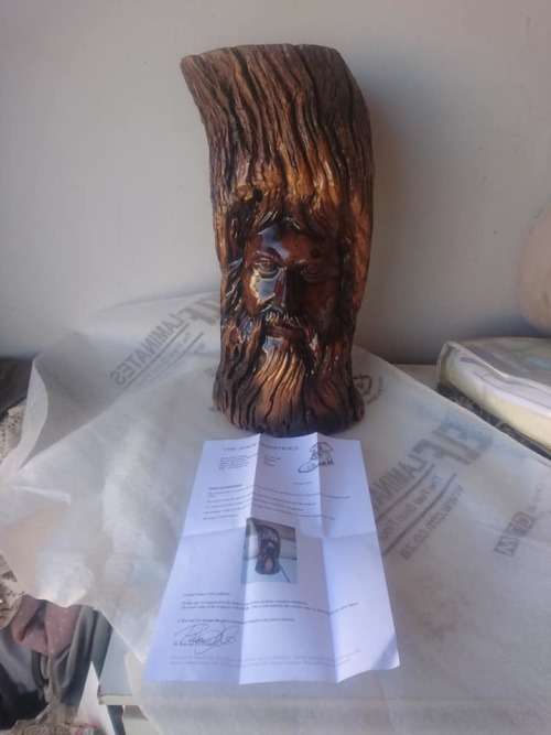 WOW!!! DR RON VAN ZYL - INDIGENOUS HARDWOOD CARVING (Prophet) - AWESOME INVESTMENT ART!!!!