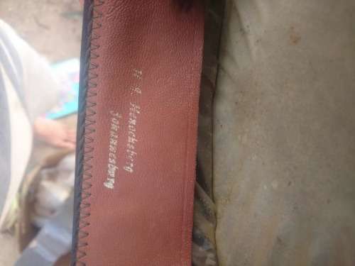 Scarce Vintage Black SAR Cap..HJ Henochsberg, Johannesburg...