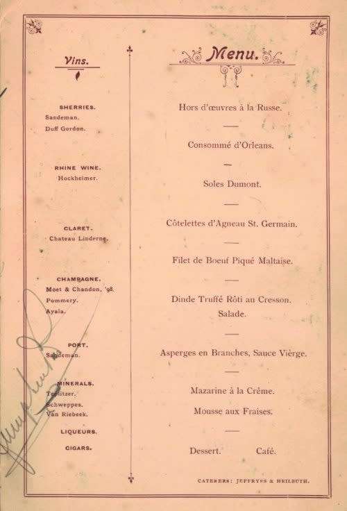 Rand Pioneers Third Annual Dinner Programme (also Jameson Raid and Anglo-Boer War Interest)