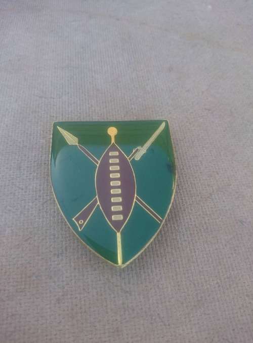 Transkei Defence Force shoulder flash,pins intact