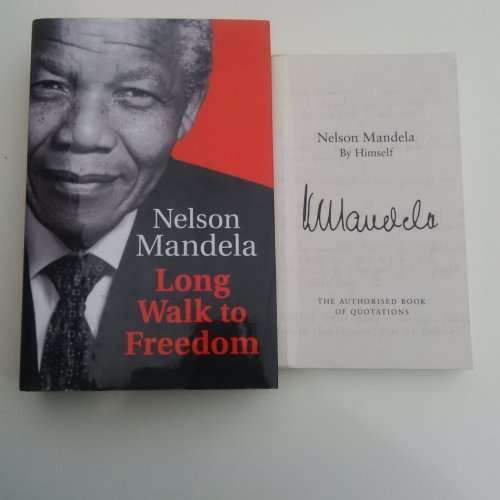 Mandela Bundle Long Walk to Freedom  Nelson Mandela By Himself Authorized Book of Quotations