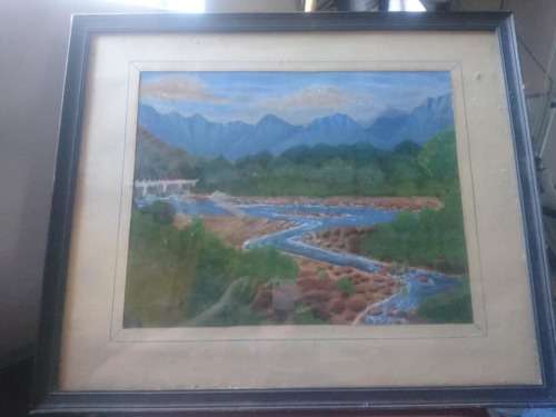 5 july 1950 framed painting