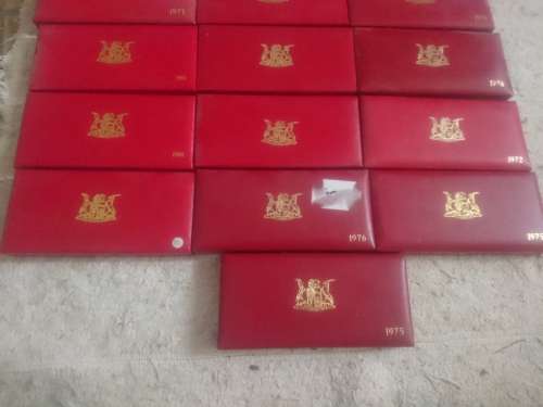 Great deal 16 Proof sets in one bid NO GOLD COINS
