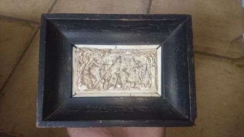 The frame is 19ThC. The plaque looks 17 thC.