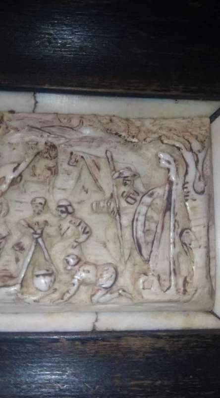 The frame is 19ThC. The plaque looks 17 thC.