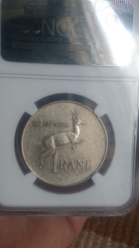 1966 TAGG EAR AU DETAILS NGC GRADED SILVER ONE CENT COIN