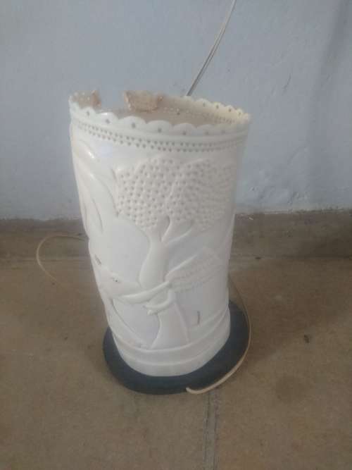 Stunning Old carved Lamp