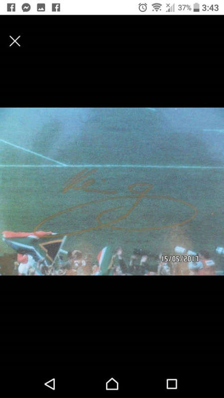 Large 1995 world cup.picture signed by photographer 119cm x 62cm