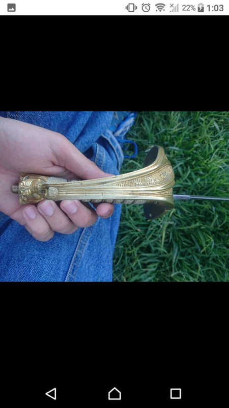 Awesome navy military sword.fair condition