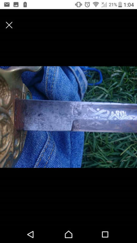 Awesome navy military sword.fair condition
