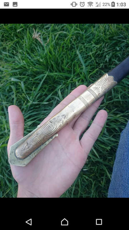 Awesome navy military sword.fair condition