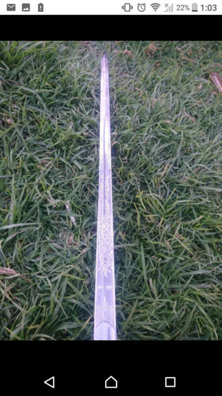 Awesome navy military sword.fair condition