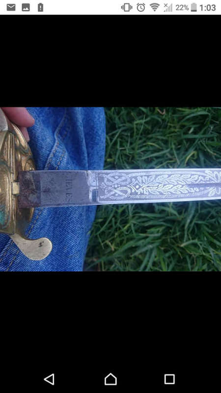 Awesome navy military sword.fair condition