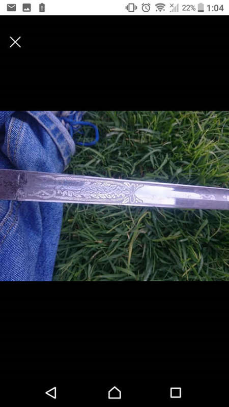 Awesome navy military sword.fair condition