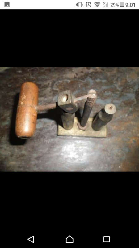 Vintage bullet reloader.sold as found