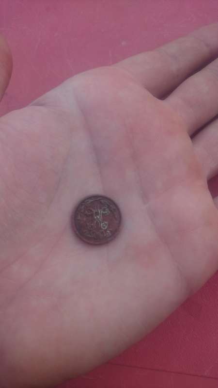Imperial Russian copper 1/2 kopek coin, 1899 kopecks