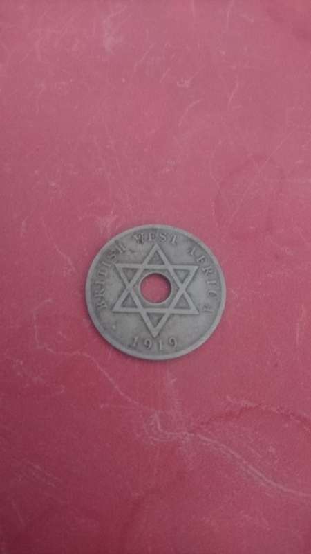 BRITISH WEST AFRICA ONE PENNY- 1919