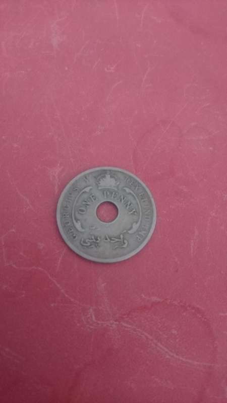 BRITISH WEST AFRICA ONE PENNY- 1919