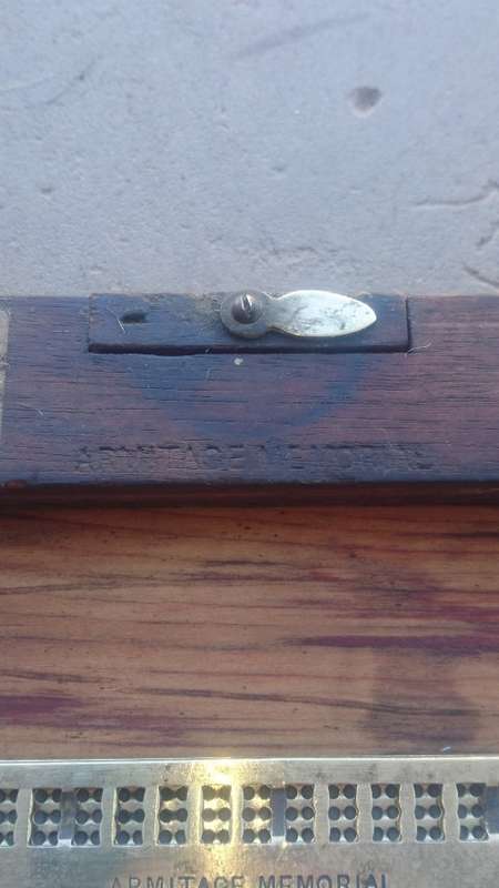 ANTIQUE c1900 Braille stencil / slate Thomas Armitage