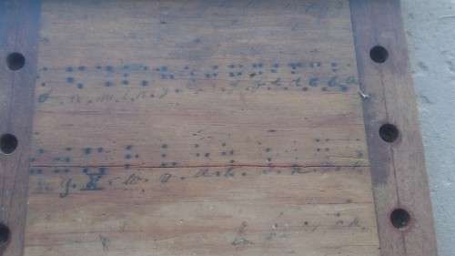 ANTIQUE c1900 Braille stencil / slate Thomas Armitage