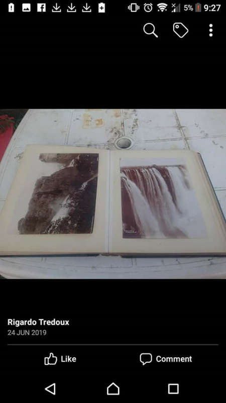 Antique photo album with original photos