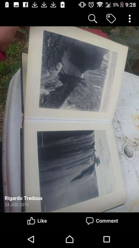 Antique photo album with original photos