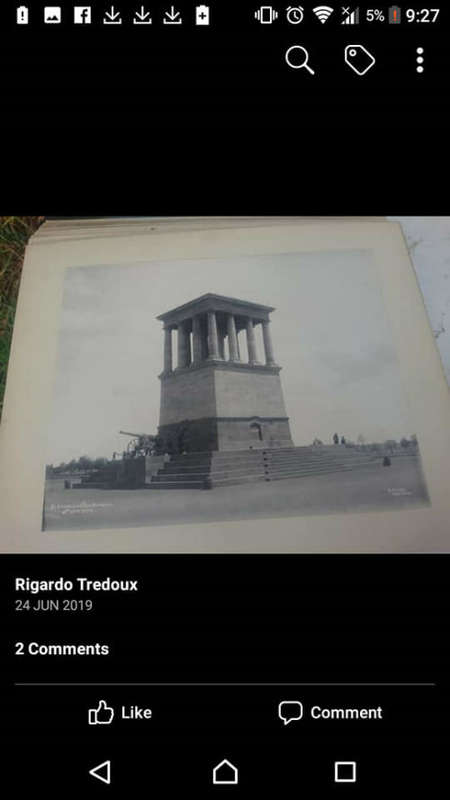 Antique photo album with original photos
